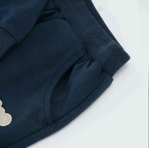 Navy Blue Baby Boy Winter Outfit Set